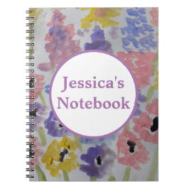 Summer Wildblumen Spiral Notebook Notizblock