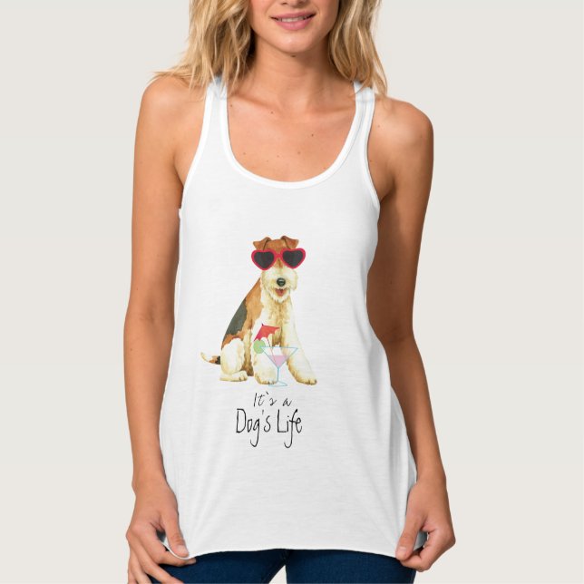 Summer Wire Fox Terrier Tank Top (Vorderseite)