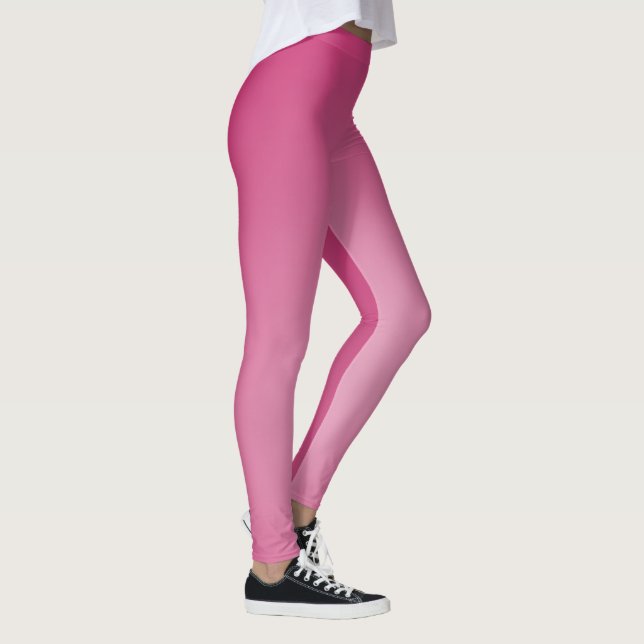 Summer Women's Niedliche Elegant Pink Leggings (Rechts)