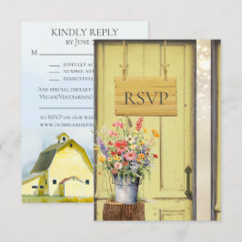 Summer Yellow Barn UAWG Enclosure Card Einladung