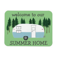 SUMMER ZUHAUSE Camper Trailer RVing Whimsical