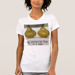 Summercrisse Birnen auf dem Ledge Art Foto Tshirt