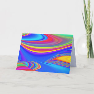 Summerfeeling , Abstrakt 3D Rainbowart Ankündigung