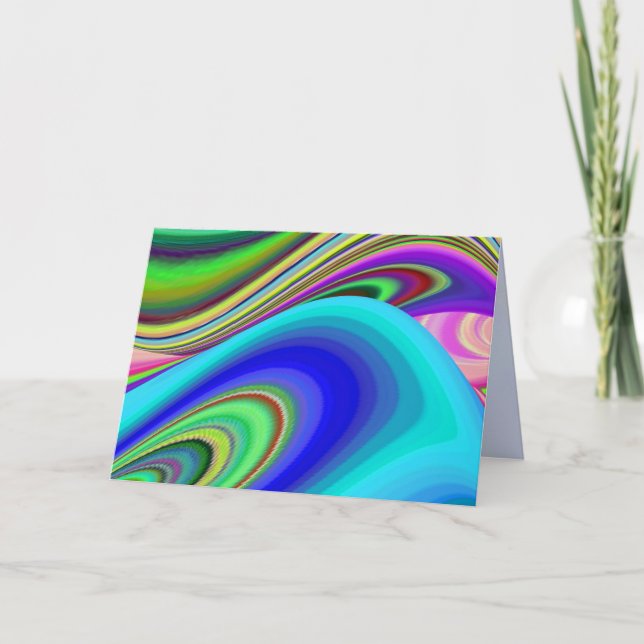 Summerfeeling , Abstrakt 3D Rainbowart Ankündigung (Vorderseite)