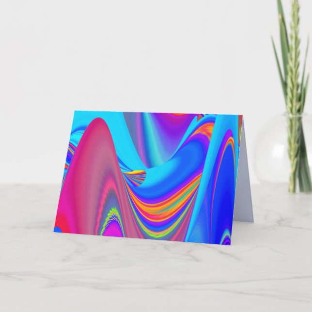 Summerfeeling , Abstrakt 3D Rainbowart Ankündigung (Vorderseite)