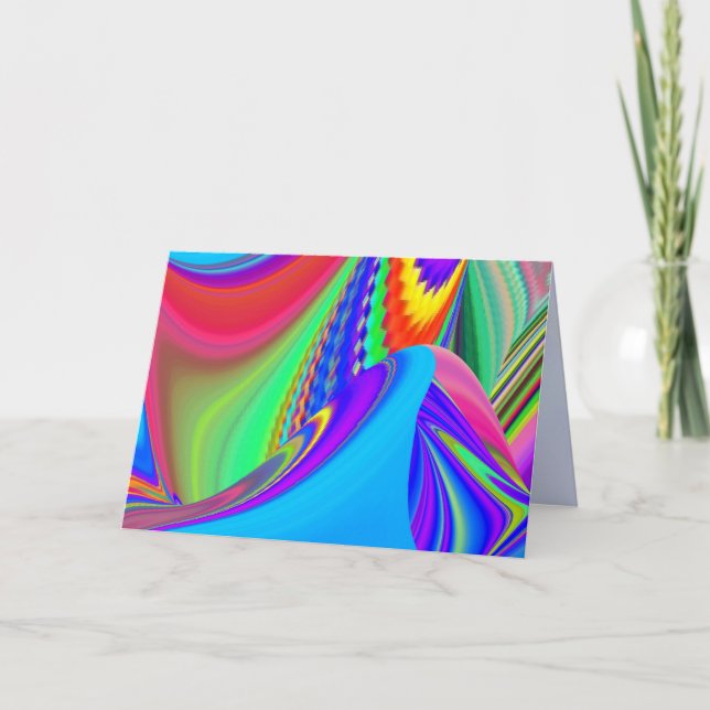 Summerfeeling , Abstrakt 3D Rainbowart Ankündigung (Vorderseite)