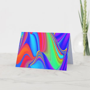 Summerfeeling , Abstrakt 3D Rainbowart Ankündigung