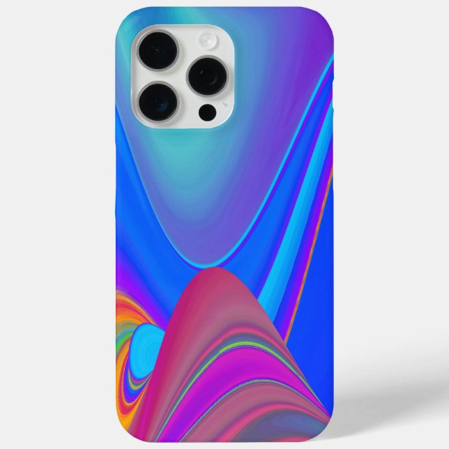 Summerfeeling , Abstrakt 3D Rainbowart Case-Mate iPhone Hülle (Rückseite)