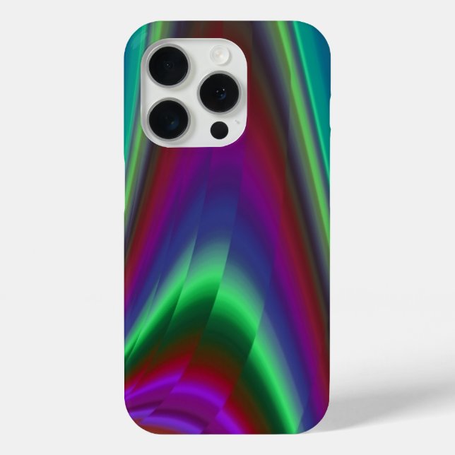 Summerfeeling , Abstrakt 3D Rainbowart Case-Mate iPhone Hülle (Rückseite)