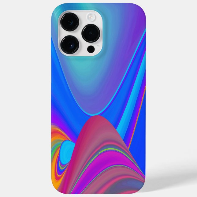 Summerfeeling , Abstrakt 3D Rainbowart Case-Mate iPhone Hülle (Rückseite)