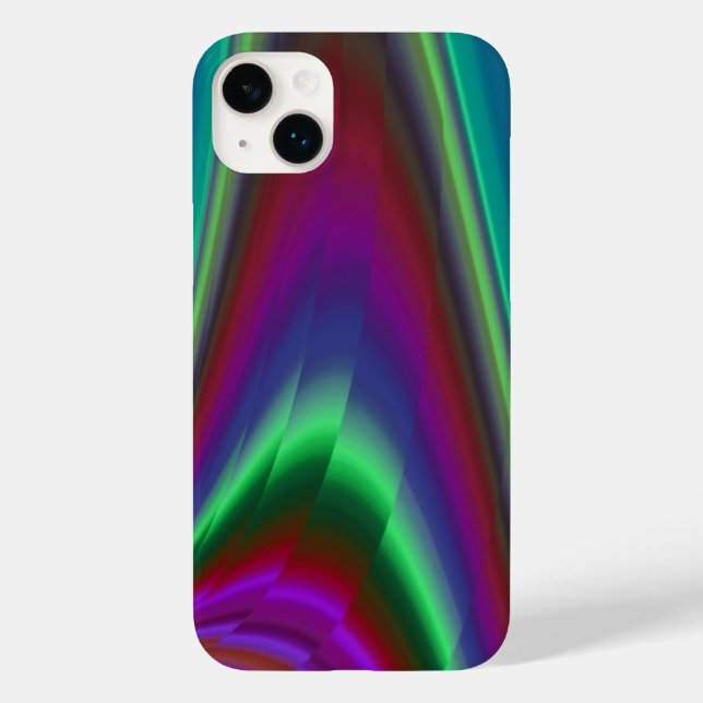 Summerfeeling , Abstrakt 3D Rainbowart Case-Mate iPhone Hülle (Rückseite)