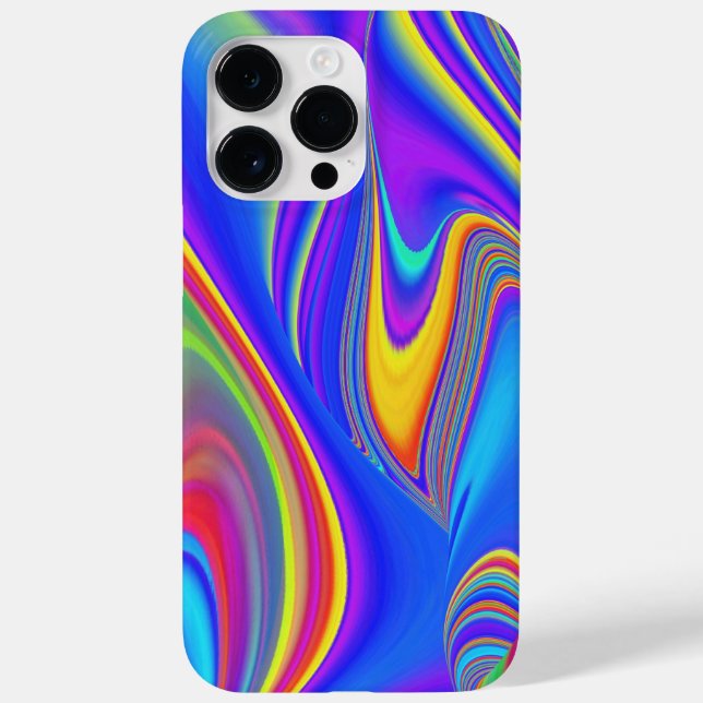 Summerfeeling , Abstrakt 3D Rainbowart Case-Mate iPhone Hülle (Rückseite)