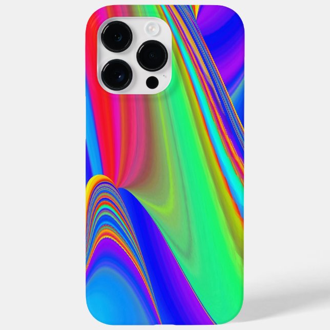 Summerfeeling , Abstrakt 3D Rainbowart Case-Mate iPhone Hülle (Rückseite)