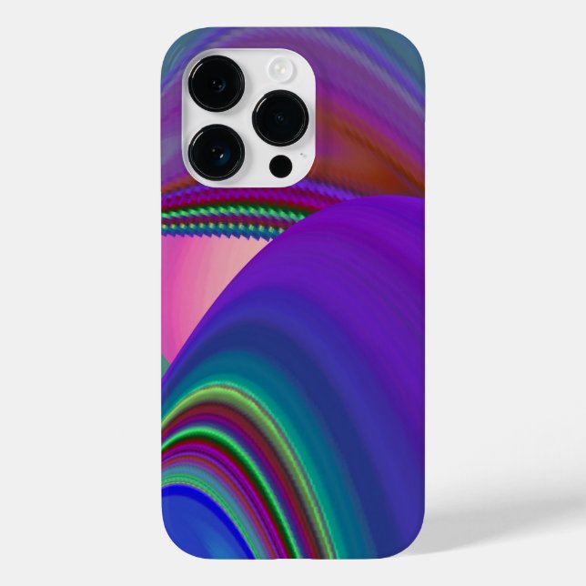 Summerfeeling , Abstrakt 3D Rainbowart Case-Mate iPhone Hülle (Rückseite)