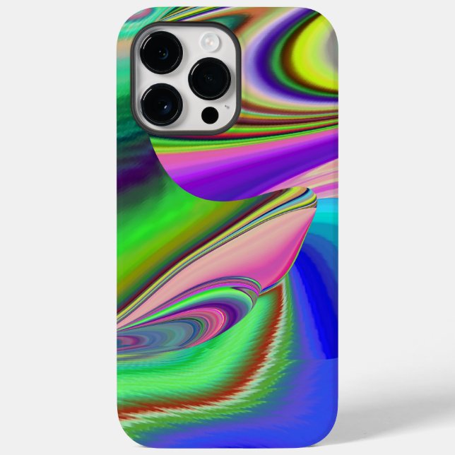 Summerfeeling , Abstrakt 3D Rainbowart Case-Mate iPhone Hülle (Rückseite)