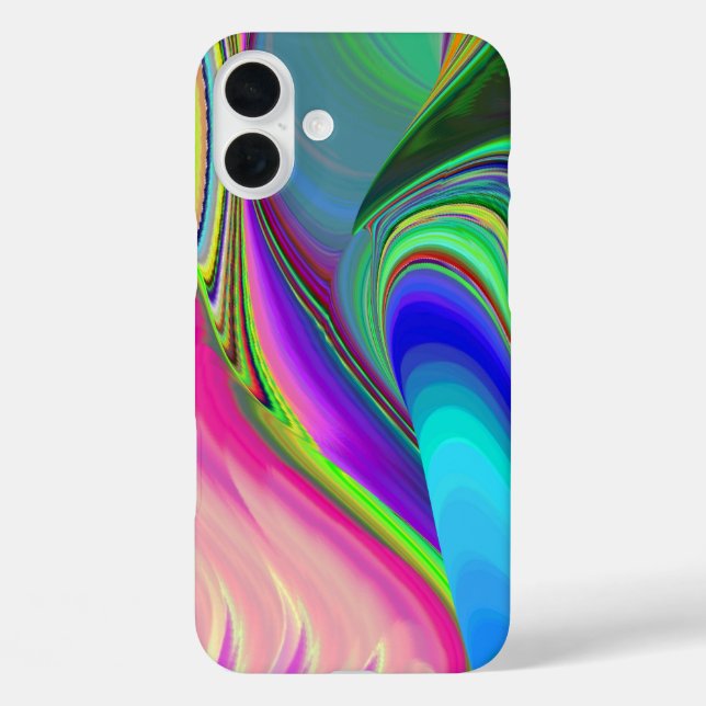 Summerfeeling , Abstrakt 3D Rainbowart Case-Mate iPhone Hülle (Rückseite)