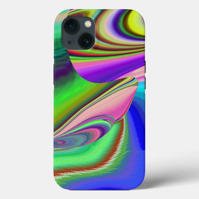 Summerfeeling , Abstrakt 3D Rainbowart Case-Mate iPhone Hülle (Rückseite)