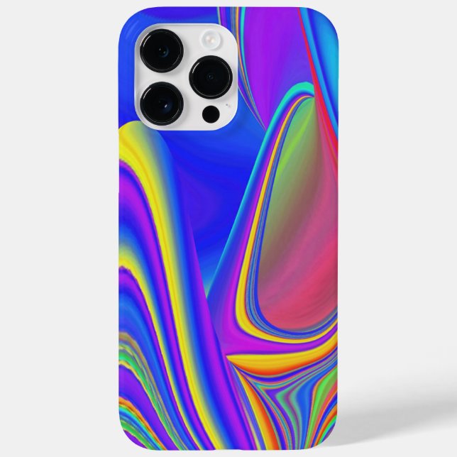Summerfeeling , Abstrakt 3D Rainbowart Case-Mate iPhone Hülle (Rückseite)