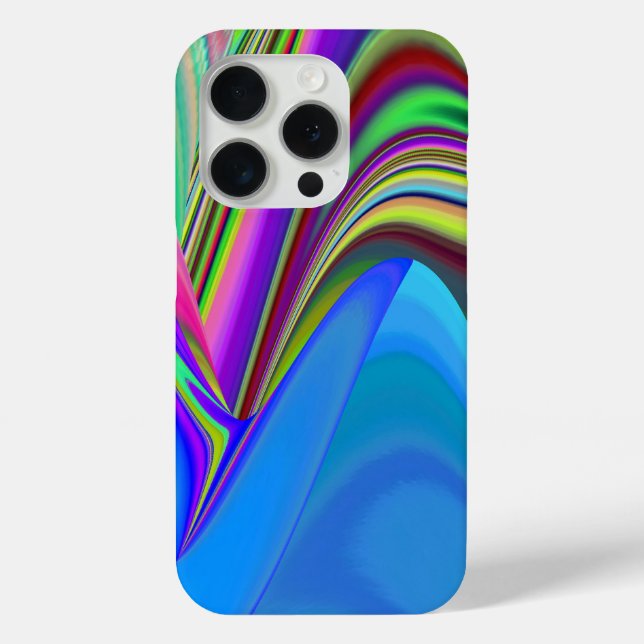 Summerfeeling , Abstrakt 3D Rainbowart Case-Mate iPhone Hülle (Rückseite)