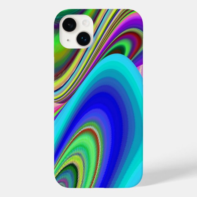 Summerfeeling , Abstrakt 3D Rainbowart Case-Mate iPhone Hülle (Rückseite)