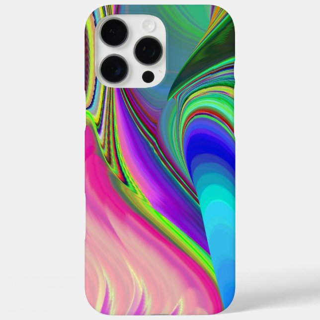 Summerfeeling , Abstrakt 3D Rainbowart Case-Mate iPhone Hülle (Rückseite)