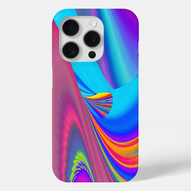 Summerfeeling , Abstrakt 3D Rainbowart Case-Mate iPhone Hülle (Rückseite)