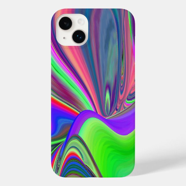 Summerfeeling , Abstrakt 3D Rainbowart Case-Mate iPhone Hülle (Rückseite)
