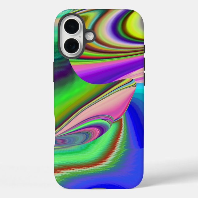 Summerfeeling , Abstrakt 3D Rainbowart Case-Mate iPhone Hülle (Rückseite)