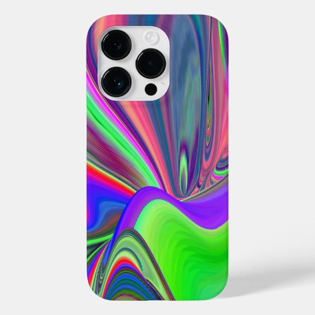 Summerfeeling , Abstrakt 3D Rainbowart Case-Mate iPhone Hülle (Rückseite)