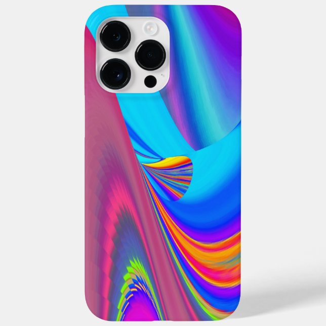 Summerfeeling , Abstrakt 3D Rainbowart Case-Mate iPhone Hülle (Rückseite)