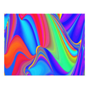 Summerfeeling , Abstrakt 3D Rainbowart Fotodruck
