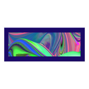 Summerfeeling , Abstrakt 3D Rainbowart Fotodruck