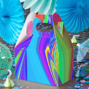 Summerfeeling , Abstrakt 3D Rainbowart Geschenkschachtel