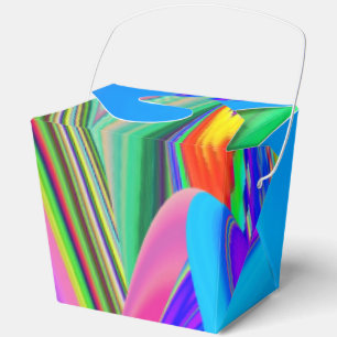 Summerfeeling , Abstrakt 3D Rainbowart Geschenkschachtel