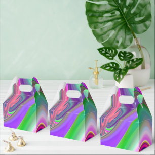 Summerfeeling , Abstrakt 3D Rainbowart Geschenkschachtel