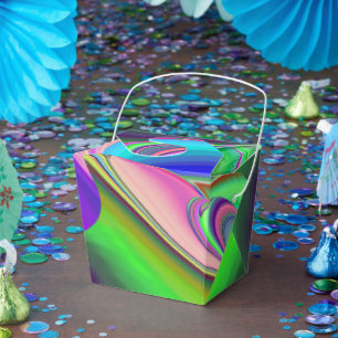 Summerfeeling , Abstrakt 3D Rainbowart Geschenkschachtel