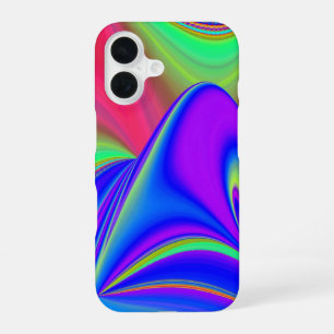 Summerfeeling , Abstrakt 3D Rainbowart iPhone 16 Hülle