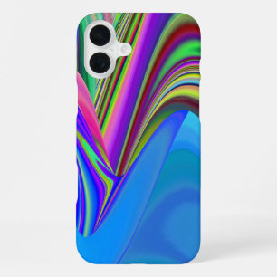Summerfeeling , Abstrakt 3D Rainbowart iPhone 16 Plus Hülle