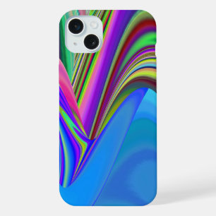 Summerfeeling , Abstrakt 3D Rainbowart iPhone 15 Plus Hülle