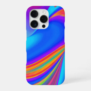 Summerfeeling , Abstrakt 3D Rainbowart iPhone 16 Pro Hülle