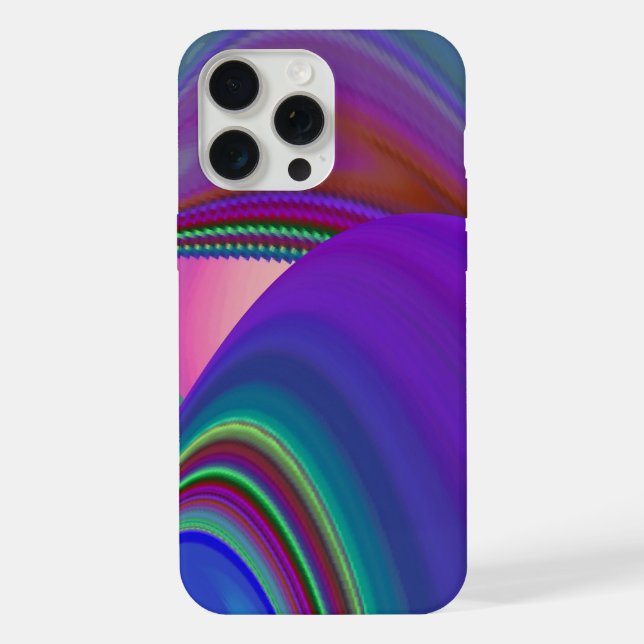 Summerfeeling , Abstrakt 3D Rainbowart iPhone Hülle (Rückseite)