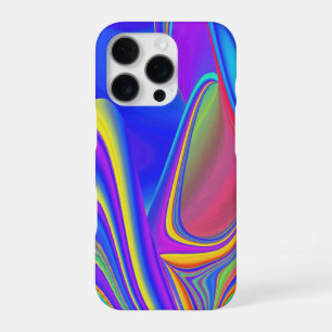 Summerfeeling , Abstrakt 3D Rainbowart iPhone 16 Pro Hülle