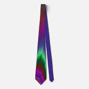 Summerfeeling , Abstrakt 3D Rainbowart Krawatte