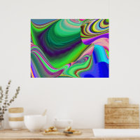 Summerfeeling , Abstrakt 3D Rainbowart
