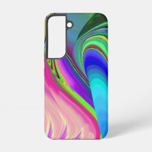 Summerfeeling , Abstrakt 3D Rainbowart Samsung Galaxy Hülle
