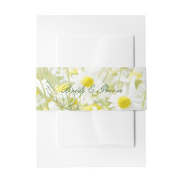 Summerfield Daisies Chamomile Blume Wedding Einladungsbanderole