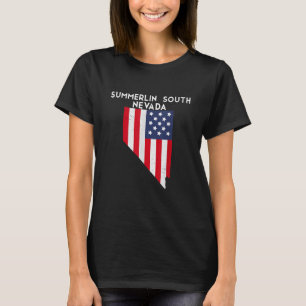 Summerlin Süd Nevada USA Staat Amerika Reise Ne T-Shirt