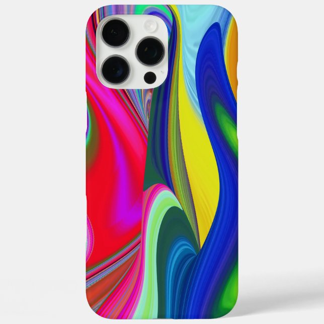 Summerrainbow , Abstrakt 3D Rainbowart Case-Mate iPhone Hülle (Rückseite)