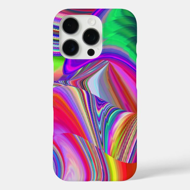 Summerrainbow , Abstrakt 3D Rainbowart Case-Mate iPhone Hülle (Rückseite)