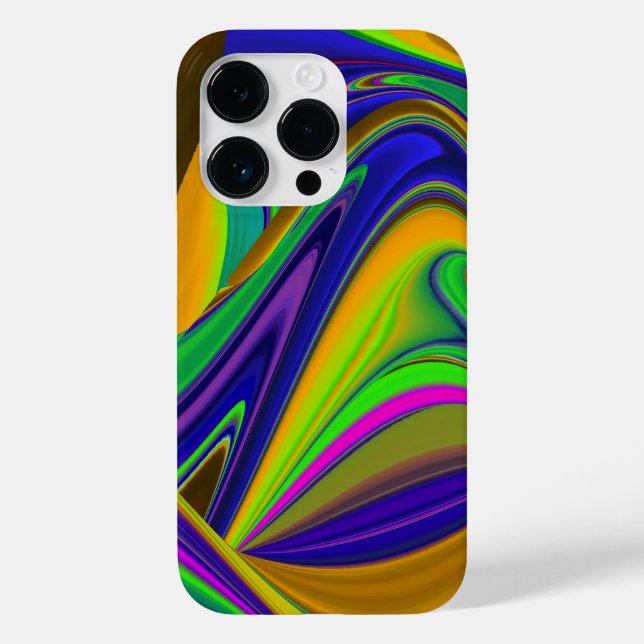 Summerrainbow , Abstrakt 3D Rainbowart Case-Mate iPhone Hülle (Rückseite)